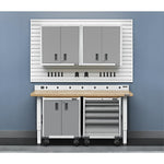 Premier Pre-assembled 30 Wall Gearbox - Gray Slate Storage Solution