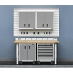 Premier Pre-assembled 30 Wall Gearbox - Gray Slate Storage Solution