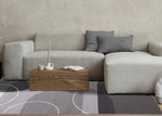 Functional Contemporary Area Rug - Grey - 5' X 8'