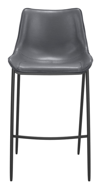 Teglberg Bar Height Stool - Dark Grey/Black - Set of 2
