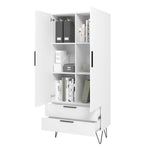 Velling Tall Cabinet - White