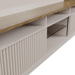 Norup 71" Entertainment Centre - Off White Gloss