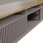 Norup 85" Entertainment Centre - Grey Gloss