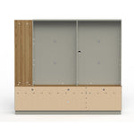 Norup 85" Entertainment Centre - Grey Gloss