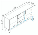 Velling 63" Sideboard - White
