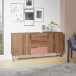 Velling 63" Sideboard - Brown/Pink