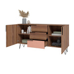 Velling 63" Sideboard - Brown/Pink