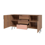 Velling 63" Sideboard - Brown/Pink