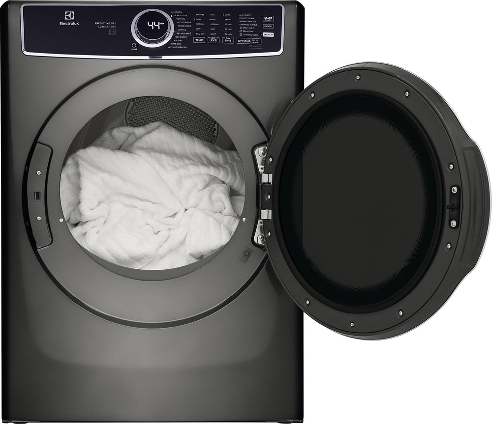Electrolux Titanium Front Load Gas Steam Dryer (8.0 Cu. Ft.) - ELFG7637AT