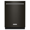 KitchenAid® 24" Black Stainless Dishwasher with Towel Bar Handle - KDTM404KBS