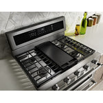 KitchenAid Stainless Steel Freestanding Double Oven Convection Gas Range (6.0 Cu. Ft.) - KFGD500ESS
