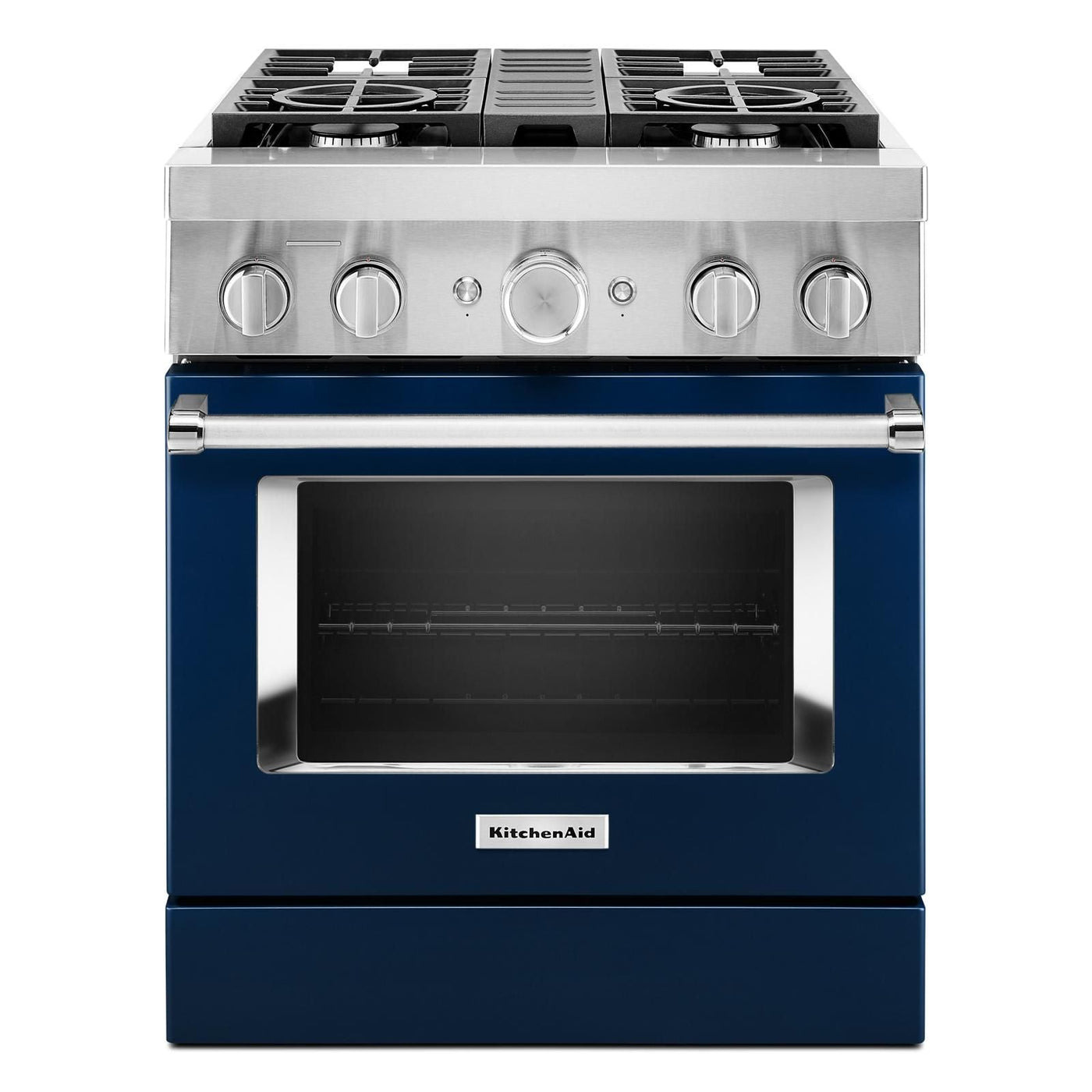 KitchenAid® Ink Blue Smart Freestanding Dual Fuel Range (4.1 Cu. Ft.) - KFDC500JIB