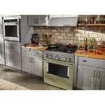 KitchenAid Matte Avocado Smart Dual Fuel Freestanding Range (4.1 Cu. Ft.) - KFDC500JAV