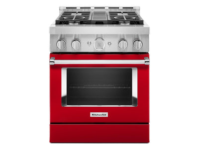 KitchenAid Passion Red Smart Freestanding Commercial Gas Range (4.1 Cu. Ft.) - KFGC500JPA