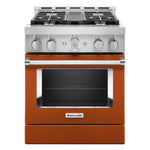 KitchenAid® Scorched Orange Smart Freestanding Gas Range (4.1 Cu. Ft.) - KFGC500JSC