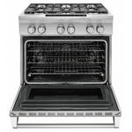 KitchenAid Yellow Pepper Dual Fuel Smart Freestanding Range (5.1 Cu. Ft.) - KFDC506JYP