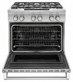 KitchenAid Yellow Pepper Dual Fuel Smart Freestanding Range (5.1 Cu. Ft.) - KFDC506JYP
