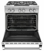 KitchenAid Scorched Orange Dual Fuel Smart Freestanding Range (5.1 Cu. Ft.) - KFDC506JSC