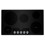 KitchenAid Black 36" Electric Cooktop - KCES556HBL