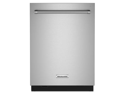 KitchenAid® PrintShield Stainless 24" Dishwasher with Towel Bar Handle - KDTM704KPS