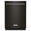 KitchenAid® Black Stainless 24" Dishwasher with Towel Bar Handle - KDTM804KBS