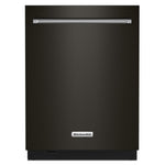 KitchenAid® Black Stainless 24" Dishwasher with Towel Bar Handle - KDTM804KBS