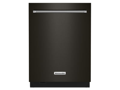 KitchenAid® Black Stainless 24" Dishwasher with Towel Bar Handle - KDTM804KBS