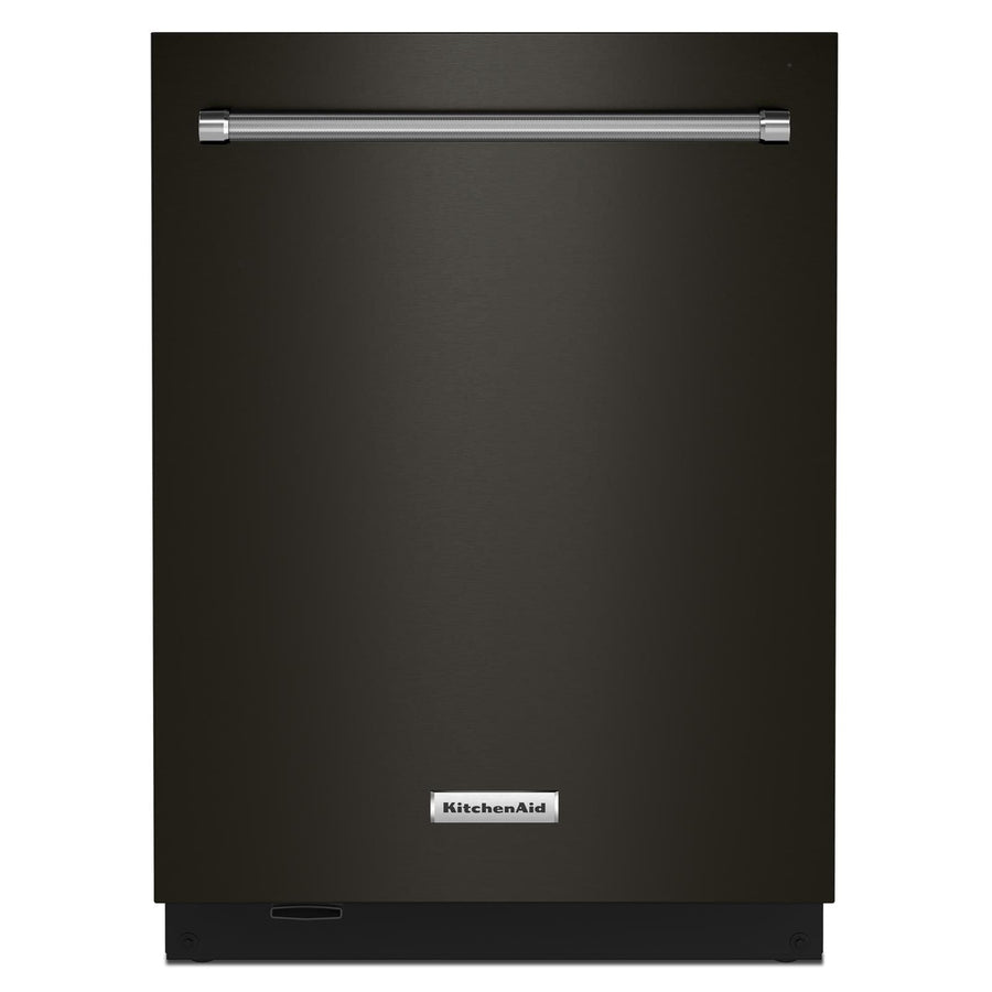 KitchenAid® Black Stainless 24" Dishwasher with Towel Bar Handle - KDTM804KBS