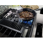 KitchenAid Stainless Steel Downdraft Dual Fuel Range (6.4 Cu.Ft.) - KSDG950ESS