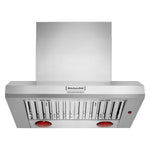 KitchenAid Stainless Steel 36" Commercial-Style Wall-Mount Canopy Range Hood - KVWC956KSS