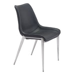 Teglberg Dining Chair - Black/Silver - Set of 2