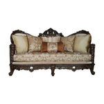 Artizan Sofa - Champagne/Dark Walnut