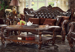 Escalera Sofa - Dark Brown and Cherry Oak