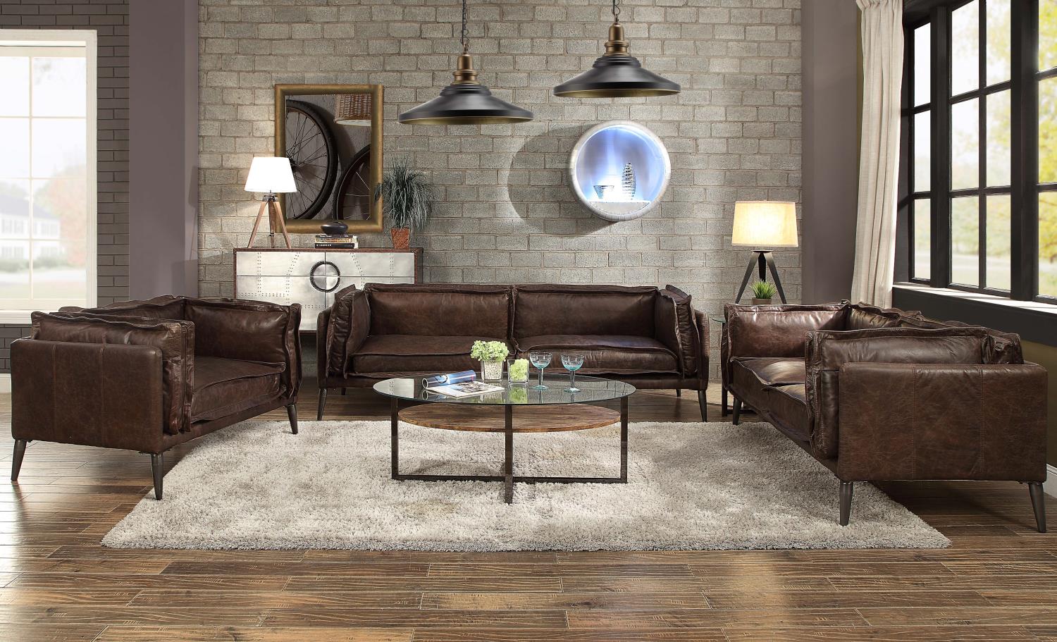 Charlie Brown - III Leather Sofa