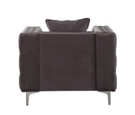 Adecyn Tufted Chair - Dark Grey