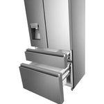Hisense Titanium Counter Depth French Door Fridge (19.1 Cu.Ft.) - RF200D4CSE