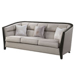Sola Ash Wood Sofa - Beige