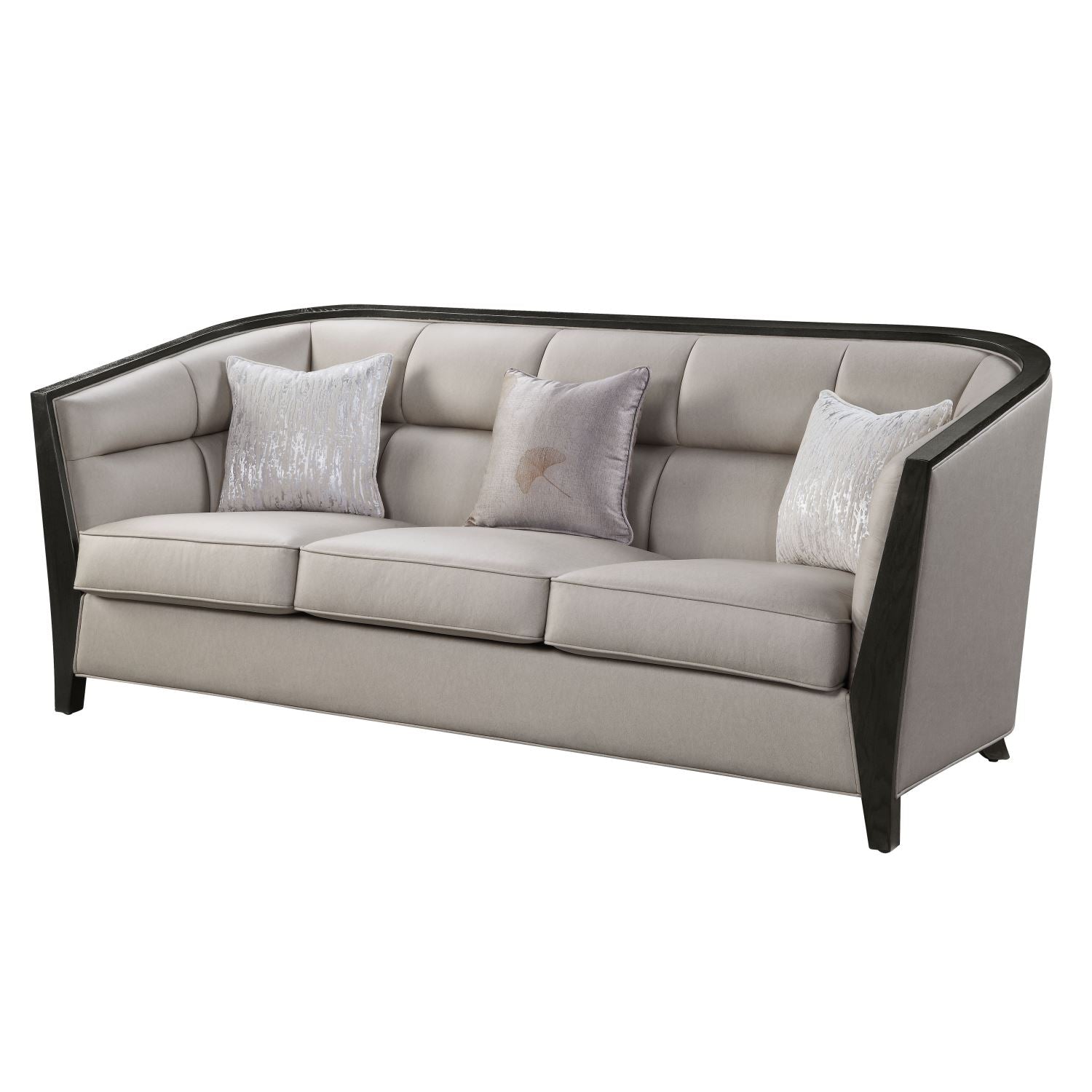 Sola Ash Wood Sofa - Beige