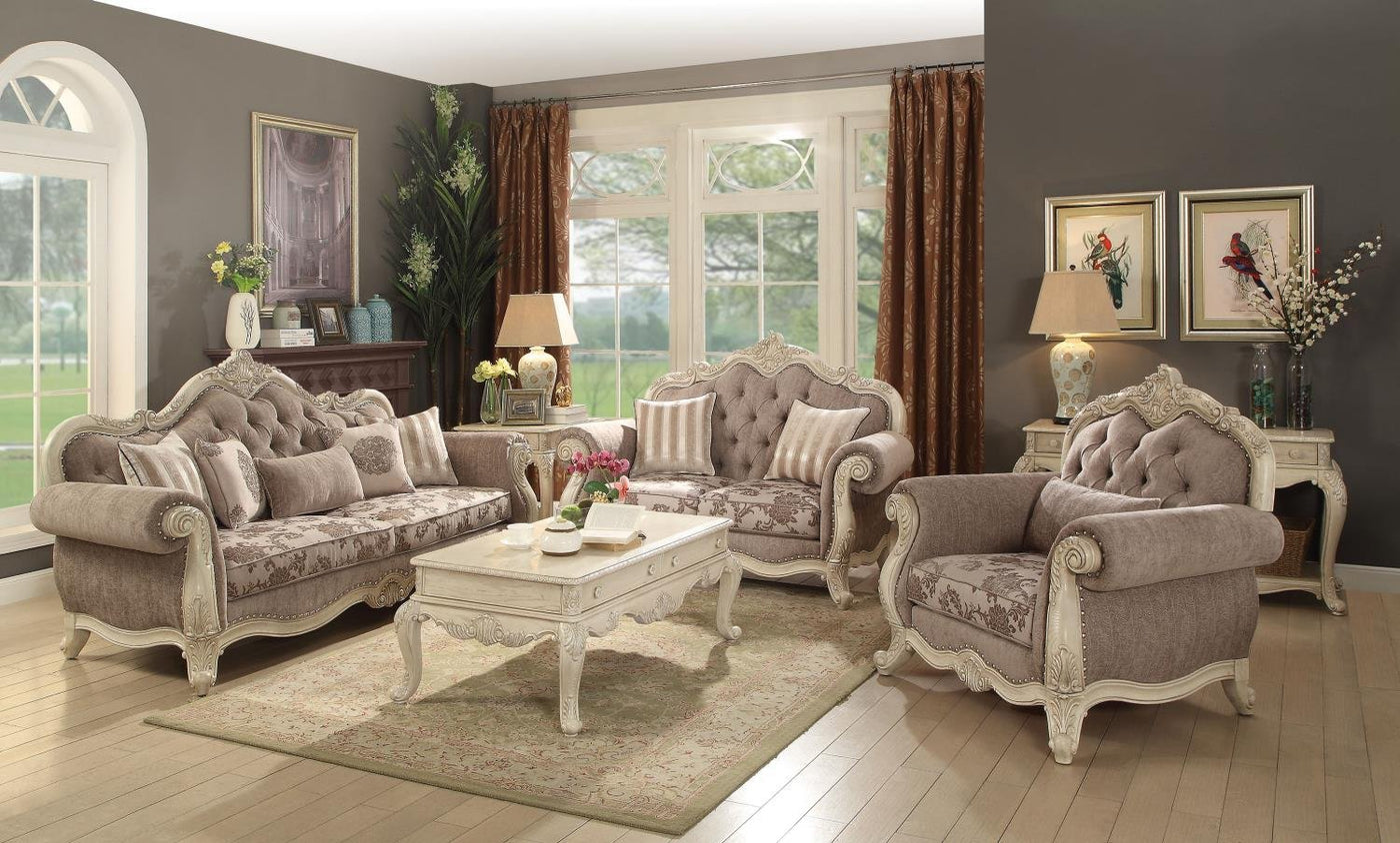 Vera Loveseat - Antique White
