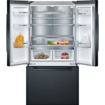 Bosch 800 Series Black Stainless Steel Counter-Depth French Door Refrigerator - B36CT80SNB
