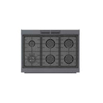 Bosch 36" Industrial Style Gas Range Black Stainless Steel - HGS8645UC