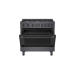 Bosch 36" Industrial Style Duel-Fuel Range Black Stainless Steel - HDS8645C