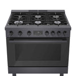 Bosch 36" Industrial Style Duel-Fuel Range Black Stainless Steel - HDS8645C