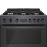 Bosch 36" Industrial Style Duel-Fuel Range Black Stainless Steel - HDS8645C