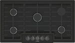 Bosch Black Stainless Steel 800 Series 36-Inch Gas Cooktop - NGM8646UC