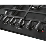 Bosch Black Stainless Steel 800 Series 36-Inch Gas Cooktop - NGM8646UC