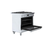 Bosch 36" Industrial Style Duel-Fuel Range Stainless Steel - HDS8655C