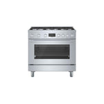 Bosch 36" Industrial Style Duel-Fuel Range Stainless Steel - HDS8655C