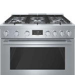 Bosch 36" Industrial Style Duel-Fuel Range Stainless Steel - HDS8655C