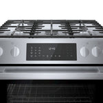 Bosch 30" Stainless Steel Dual Fuel Slide-In Range - HDI8056C